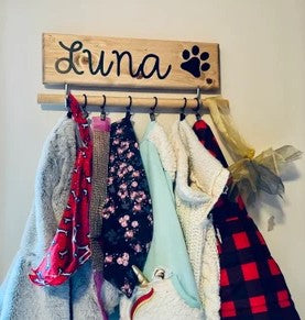 Pet Accessory Organizer - Wall hanging